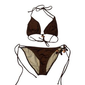 Ondade Mar | Chocolate Brown Bikini Set